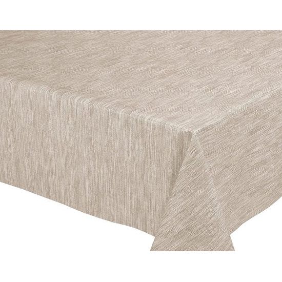 Wasdoek tafelkleed, beige, afwasbaar, tuintafelkleed, rond, ovaal, hoekig, grootte naar keuze (rechthoekig 140x200 cm) Wasdoek tafelkleed, beige, afwasbaar, tuintafelkleed, rond, ovaal, hoekig, grootte naar keuze (rechthoekig 140x200 cm)