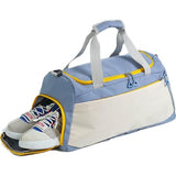 vrouwen sporttas, grote sporttas, sporttas, reistas, sporttas met nat en schoen compartiment, reizen, lichtgewicht waterdichte sporttas, Handbagage tas, voor sport, fitness en reizen, blauw