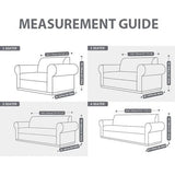 Bankovertrek voor 1/2/3/4-zitsbank, stretch, zacht, elastisch, kleurecht, bloemenpatroon