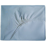 100% katoenen eenpersoonslakenset, eenpersoons hoeslaken 90 x 200 cm, bovenlaken 160 x 280 cm, 1 kussensloop 50 x 80 cm, lichtblauw