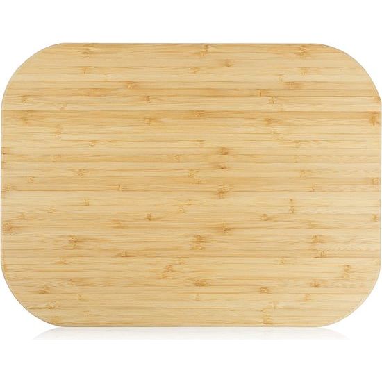 Mahlzeit Bamboe snijplank met antislip snijvlak snijplank hout met sapgoot serveerplank van bamboehout hout voor de keuken