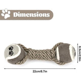 Hondenspeelgoed, robuust touwkauwspeeltje voor agressieve kauwers, interactief touwtrekken, hondentouwen voor honden, tandenpoetsen