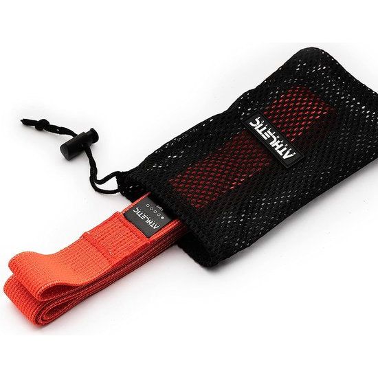 Premium weerstandsbanden/weerstandsbanden met stof [als fitnessband en fitnessbandenset + tas en videocursus], fitnessband bijvoorbeeld als optrekhulp voor dames en heren