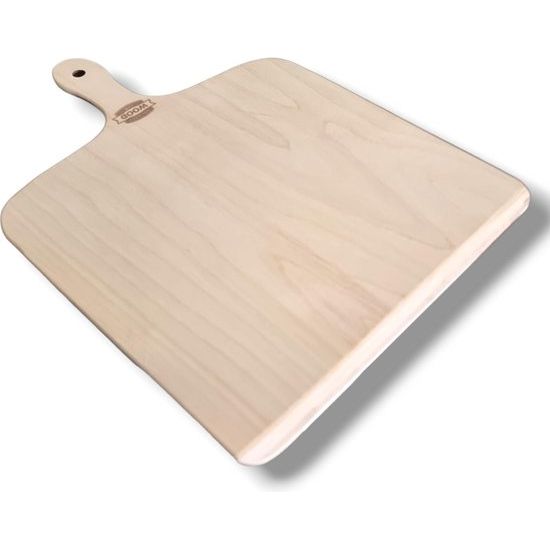 izzaschuiver van berkenhout, 30 x 41,5 x 7 mm, glad oppervlak, pizzaschep, pizzabord, broodplank, flambéeplank,