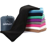 Microvezel fleece deken met slaapzakfunctie, afmetingen 185 x 150 cm, ca. 690 g, microvezel campingdekenslaapzak, licht, klein, rechthoekig