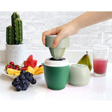 Citroenpers Unieke citruspers in citroenvorm, handmatige sapcentrifuge met twee persmogelijkheden voor verschillende vruchten (groot)