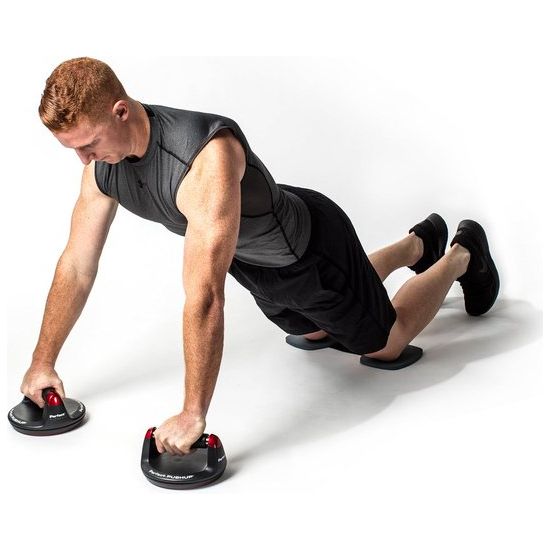 Fitness push-up-handgrepen, push-up, fitnessapparaten voor thuis, zwart, 2 stuks