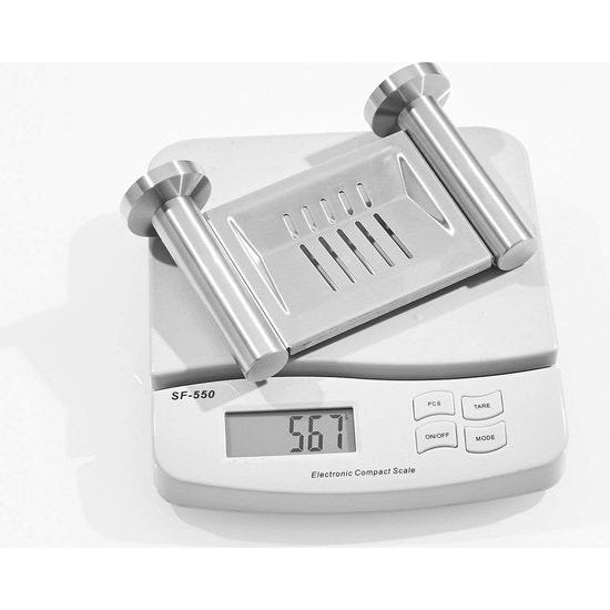 Zeepbakjes Badkameraccessoires Zeepbakje Staal 5" Geborsteld Nikkel Badkamer Wandmontage Zeepbakje