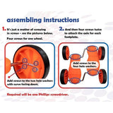 Fun Stepper Pedal-Go voertuig, balans, coördinatie, concentratie Training Sport Ondersteuning 4-wiel Scooter, Slider voor kinderen