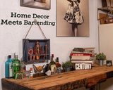 Cocktailshakerset 11-delig. - Cocktailset van roestvrij staal met baraccessoires - koper