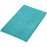 Badmat antislip, kan worden gecombineerd als badmatset, badkamertapijt, badmat, wasbaar van chenille, douchemat voor douche, badkuipen, wc-decoratie, petrol, turquoise, 40 x 60 cm.