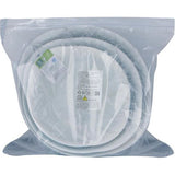 2-in-1 multifunctionele keukenzeefset, 3 stuks, dubbellaagse zeef, komzeef, kunststof, afdruipzeef, afvoerbak voor groenten, rijst, groenten, salade, keukenzeef, 3 maten, blauw