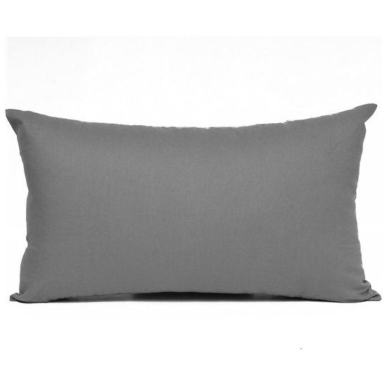 Kussenshoes, kussenovertrek, set van 2, donkergrijs, 30x50 cm