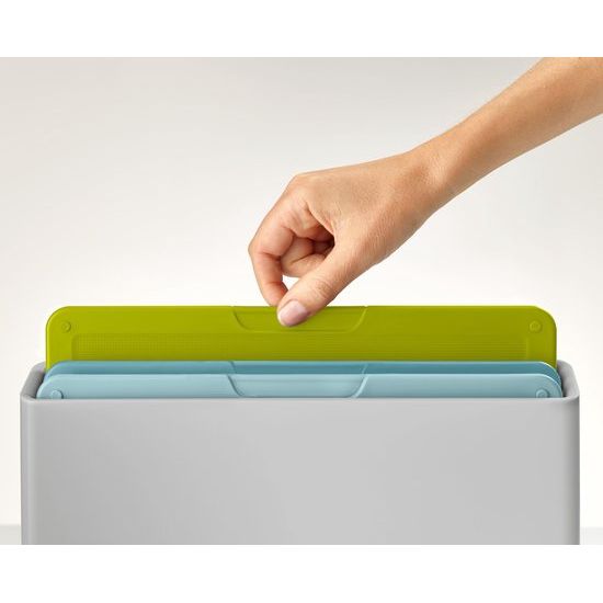 Joseph Joseph Duo Opal - Snijplanken in Houder Set van 4 Stuks - Polypropyleen - Multicolor