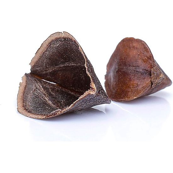 Halve maan yogakussen, 42 cm lang, 30 cm breed en 15 cm hoog, met vulling van boekweit-spelt, machinewasbare overtrek van 100% extra dik katoen, meditatiekussen, zitkussen