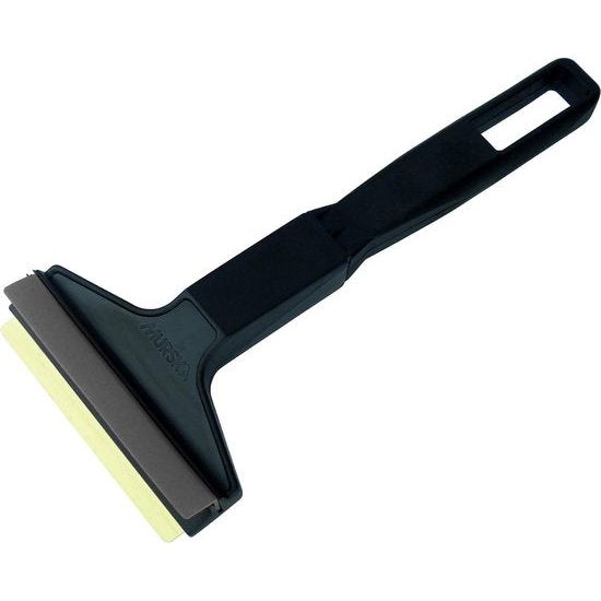 IJskrabber, 2 stuks, messing schraper,topkwaliteit 90 mm schraper 210 mm totale lengte (2 stuks zwart/grijs)