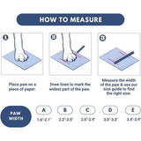 Hondenschoenen met warm asfalt, set van 4 pootbeschermers voor heet asfalt, ruw terrein en doornen, ontwerp voor brede poten, gemakkelijk aan te trekken, turquoise, C