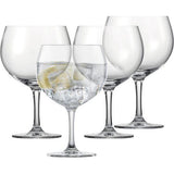 Gin Tonic Glas Bar Special (set van 4), bolvormige longdrinkglazen voor Gin Tonic, vaatwasmachinebestendige Tritan-kristalglazen