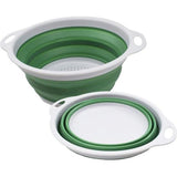 2,6 liter opvouwbare zeef- en kommenset van TPE/PP. Opvouwbare wastafel – draagbare afwasbak – ruimtebesparende zeef