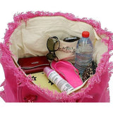 Badtas met ritssluiting - strandtas - 29 of 17 liter volume - picknick tas - shopper van canvas