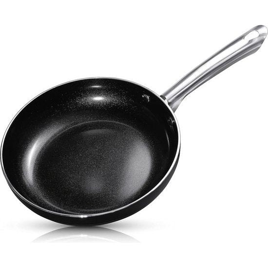 Koekenpan met antiaanbaklaag | 24cm | Keuken, huisbenodigdheden voor sauteren, braden, braden - Duitse Greblon-diamant doordrenkte antiaanbaklaag | vrij van chemicaliën