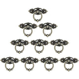 10 stuks meubelgrepen, messing, deurgrepen, vintage, kastgrepen, ladegrepen, antieke meubelknoppen met 20 schroeven, voor commode, meubels, kast, kledingkast