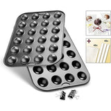 Cake-Pops Maker Set, 38,5 x 26,5 cm Special Creative, bakvorm voor taarten op een steel, incl. accessoires (stelen en houder), hoeveelheid: 1 stuk, kleur: zwart