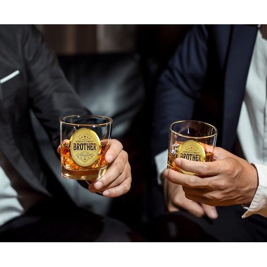 Kerstcadeaus voor mannen Whiskyglazen Cadeau Broer Mannen Cadeaus voor Broer Mannen Cadeaus voor verjaardag Gepersonaliseerde cadeaus Mannen Cadeauset Kerstmis