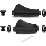 Fietshandgrepen, antislip, ergonomische MTB-handgrepen, twee zijden, lock-on design, handgrepen voor 22,2 mm fiets, mountainbike, racefiets, stuurgrepen