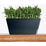 Lazy Planters Zelfwater gevende plantenpot, matzwart, set van 3