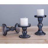 3 stuks kristalheldere kandelaars in verschillende afmetingen, elegante tafeldecoratie, theelichthouder voor romantisch diner, bruiloft, Kerstmis, verjaardag, blauw
