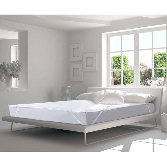 Dubbelpak matrasbeschermers waterdicht waterdicht matras katoen 140x200 cm Vertaling: Dubbelpak waterdichte matrasbeschermers, waterdicht matras van katoen, 140x200 cm.