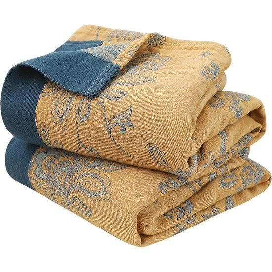 sprei,geel 100% katoen