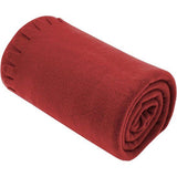 Knuffeldeken, 130x170 cm, fleece, microvezel, rood