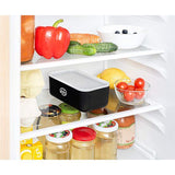 Rasp roestvrij staal en doos met deksel en schilfer, opbergdoos met beschermende rubberen voeten, keukenrasp kaasrasp groentenrasp ideaal voor kaas- en fruitliefhebbers, zwart