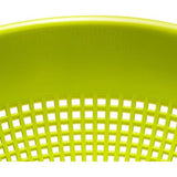 Zeef/zeef, met handgrepen en opzetknoppen, kunststof, groen