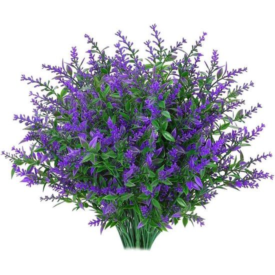 Lavendel Kunstmatige 8 Bundels Kunstbloemen Lavendelstruiken Kunstbloemen Kunstmatige Decoratie voor Buitentuin Buitenbalkon