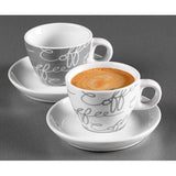 Ritzenhoff & Breker Espressoset Cornello, 4-delig, grijs, 80 ml