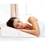 Comfort in elke situatie - als matraswig in bed, als hoogsteunkussen, wit