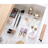 11-delige lade-organizer - doorzichtige plastic verdelers/make-up-organizers voor slaapkamer badkamer kantoor keuken - lade-organizers voor cosmetica briefpapier