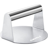 Burgerpers 5,5 inch ronde Smash Burger Smasher roestvrij stalen hamburgerpers roestvrij staal hamburgerbel Patty Hamburgerpers grillaccessoires grillpers voor platte topgrill, eenvoudige