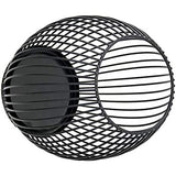 Set van 3 ovale kandelaars, metalen decoratieve kandelaar, metalen decoratieve kandelaar, verjaardag / Kerstmis