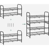 Schoenenkast,zwart 6