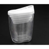 Strooidozen, voorraaddozen, set van 5, BPA-vrij, vershouddozen, voorraaddozen voor muesli/cornflakes