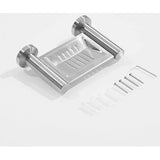 Zeepbakjes Badkameraccessoires Zeepbakje Staal 5" Geborsteld Nikkel Badkamer Wandmontage Zeepbakje