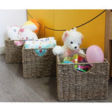 Seagrass opbergmand, weven mand,rechthoekig, opbergmand, huishouden, multifunctionele opbergmand, voor kleine voorwerpen, organizer, keuken, badkamer, slaapkamer, hotel