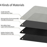 Badkamertapijt antislip badmat absorberende badmat sneldrogende badmat absorberende vloermat wasbaar en zacht microvezel douchemat voor badkamer douche grijs