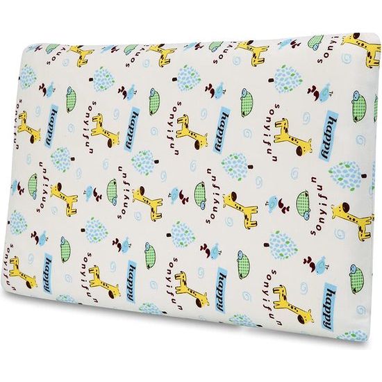 Kinderhoofdkussen 30x50 Oeko-Tex Memory Foam kussen met zachte katoenen overtrek