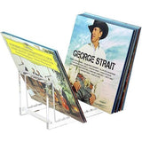 Grammofoonplaten opslag, transparante vinyl vinylplaten, standaard houder voor desktopalbums, acryl vinyl vinylplaten, rek, display, 50 lp's