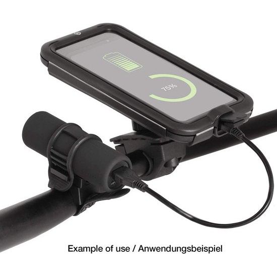 Case Universele mobiele telefoon fietshouder waterdicht voor smartphone 5,0-6,7 inch compatibel met motorhouder (afneembaar, displaybescherming, 360 graden)